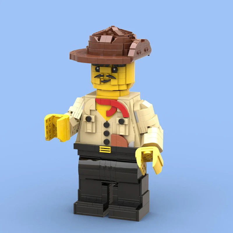 942 шт. средневековая adventured Series MOC масштаб 1:6 фигурка Johnnyed Thunding модель сделай сам