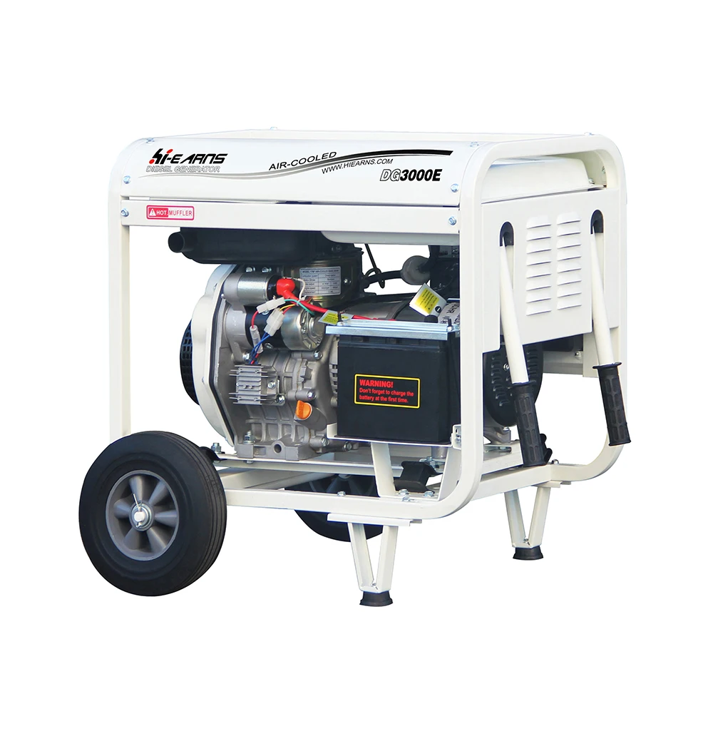 Teknikarns Маленький двигатель генератора открытого типа 220 В 50 Гц 3 кВт DG3000E