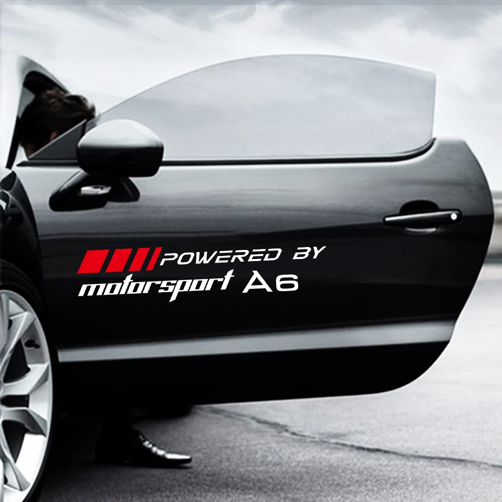 2 шт. автомобильные наклейки для Audi QUATTRO RS Q8 TT Sline A6