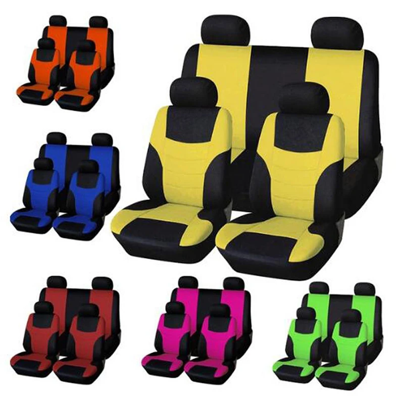 

Детали для автомобиля, рельефные чехлы для сидений, полный комплект чехлов для сидений в индивидуальном стиле, аксессуары для салона автомо...