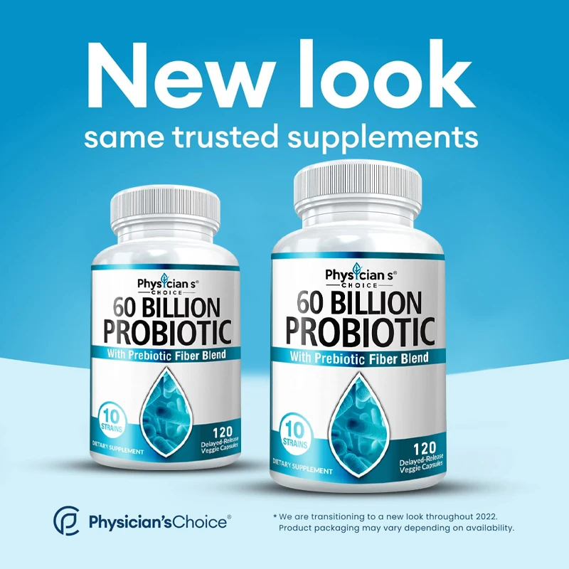 

Probiotic Digestive Capsules To Support Occasional Constipation, Diarrhea, Gas and Bloating for Digestive Health