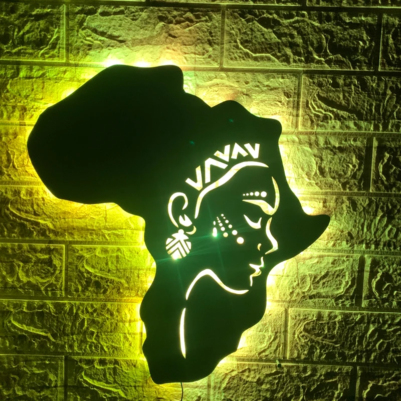 Настенный светильник ZK50 USBcreative в виде Индийской Девушки светящийся декоративный