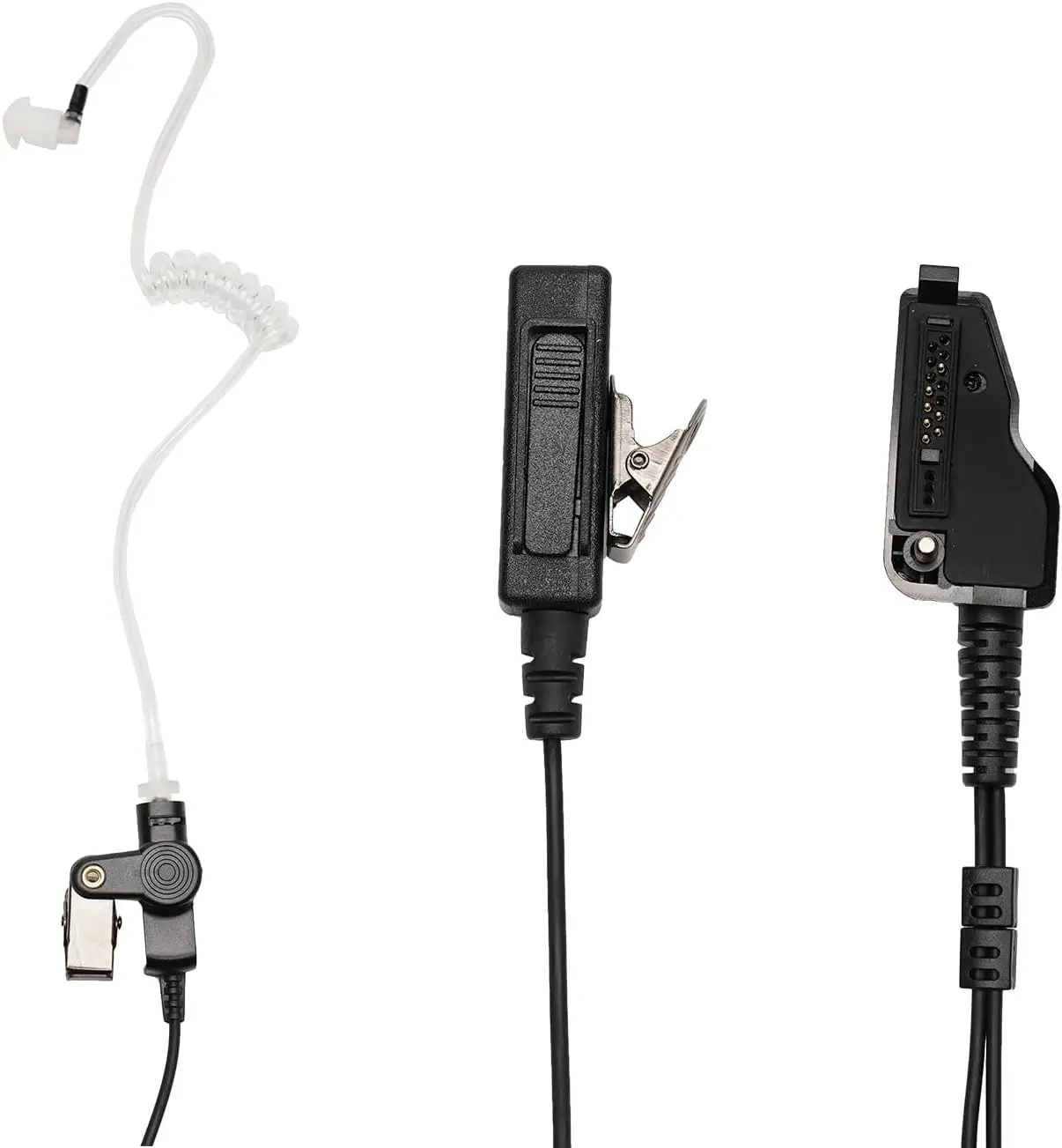 Фото Гарнитура с микрофоном и кнопкой PTT, совместимая с Kenwood NX-200 NX-300 NX-210 NX-3300 TK-3180 NX5200 TK-5300 NX-5400 K2 TK-280 TK29 №3