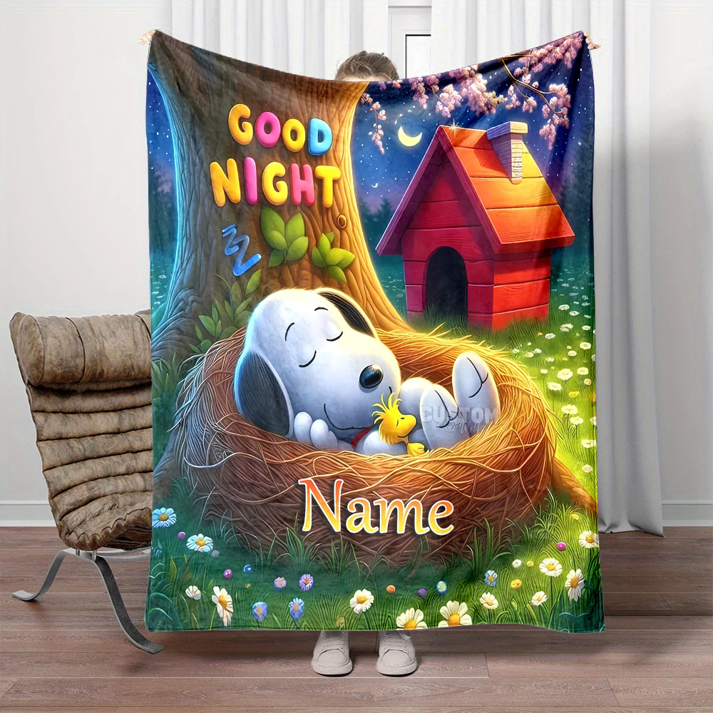 Персонализированное одеяло с индивидуальным именем милые детские теплые мягкие