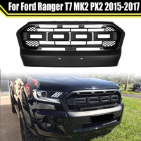 car modified grills pickup 4x4 accessories for ranger t7 mk2 px2 2015 2016 2017 raptor grille mask front bumper mesh grill