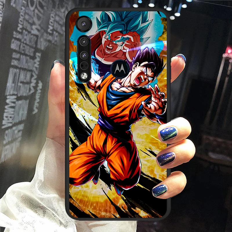 dragon ball black goku for motorola moto g g60 g60s g50 g40 g9 g10 e7i e6s power edge 20 e20 2021 x3 s pro black phone case free global shipping