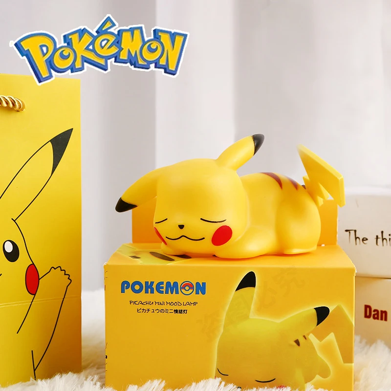 

Children's Room Bedside Lamp Pokemon Pikachu Night Light Animal Children's Bedroom Decoration Glowing Toy Christmas Gift.
