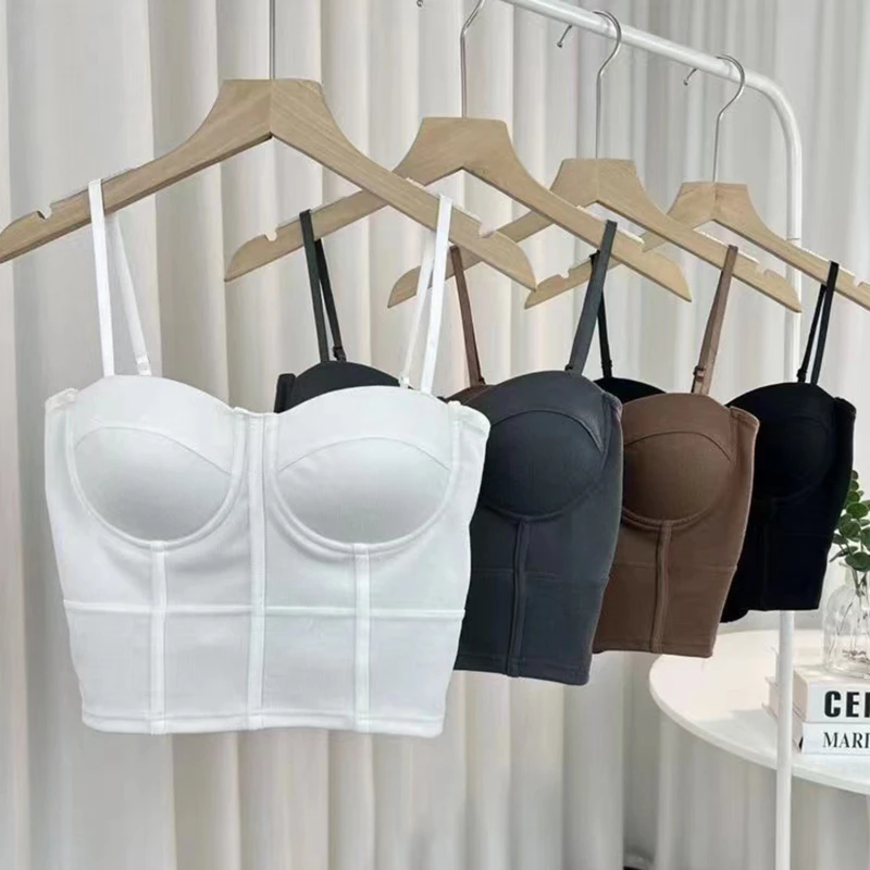 

Fashion Mesh Push Up Bralet Women's Corset Bustier Bra Night Club Party Sexy Cropped Top Vest fashion