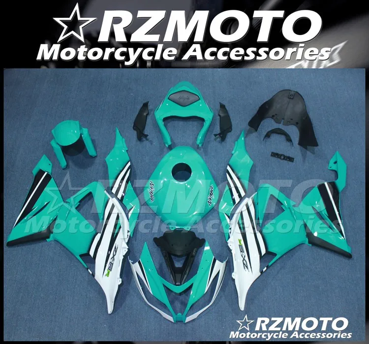 

New ABS Fairings Kit Fit for Kawasaki ZX6R ZX-6R Ninja 636 599 2013 2014 2015 2016 2017 2018 Bodywork set + Tank Cover Blue Sky