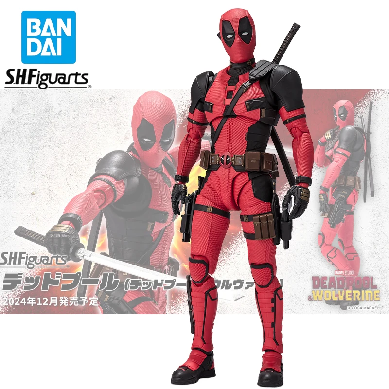 Оригинальная фигурка Bandai S.H.Figuarts Deadpool Wade Winston Wilson ПВХ 15 см Коллекционная модель