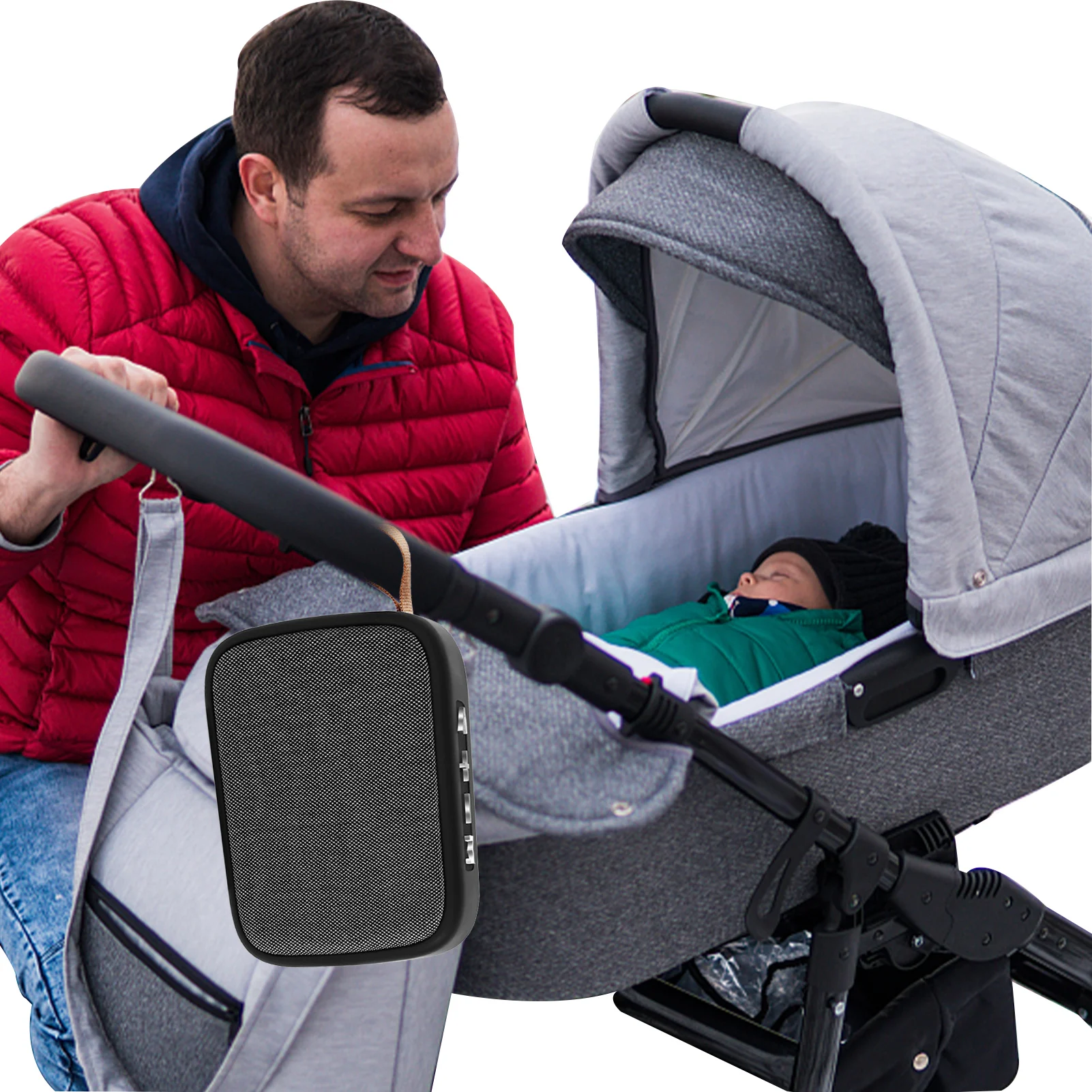 

White Noise Sound Machine Travel Portable USB Rechargeable Sleep Timer Soothing Natural Sounds Compact Sleep Therapy For Bedroom