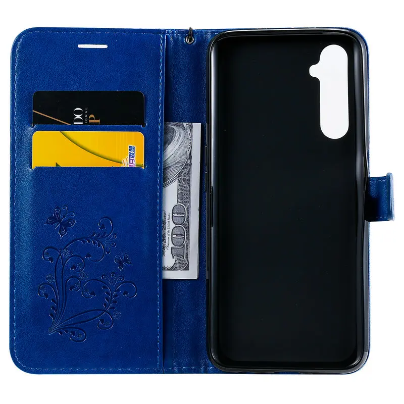 For OPPO Realme C30 Funda Case Realme 8 Pro 7 6 7i 6s 6i C15 C11 A15 A 5 2020 A53 A73 12 A52 A72 A53s A74 5G Protect Wallet Case