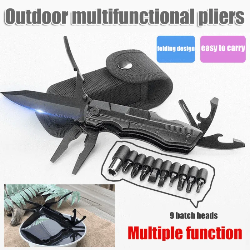Многофункциональный инструмент складные плоскогубцы многофункциональные набор