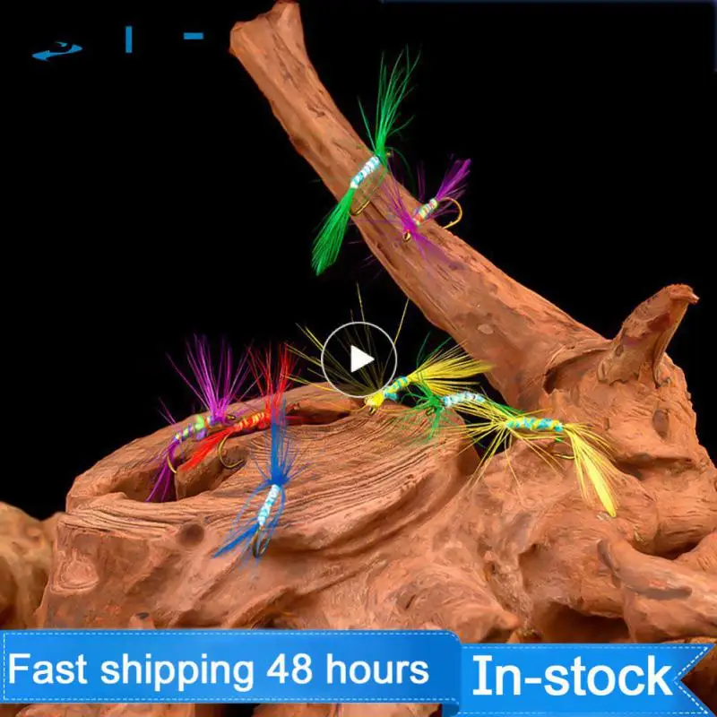 

Fishing Lures Imitation Dish Fly Hook Sub Bait Box Insect Bait Fake Insect Bait Hook Fish Hook Fishing Supplies With Barb