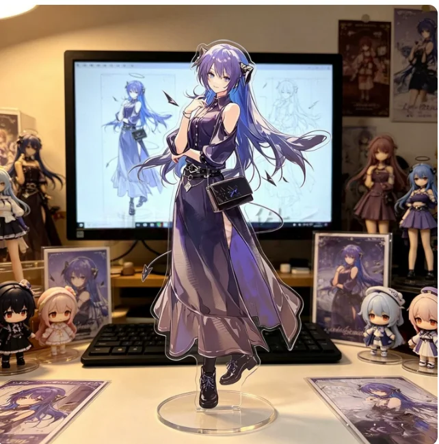 Японская аниме-фигурка Arknights Exusiai Amiya Mostima из акрила, модель-подставка, коллекционная, для косплея, декор для рабочего стола, подарки XYZ (art.: 3920db447b733) - 3920db447b733
