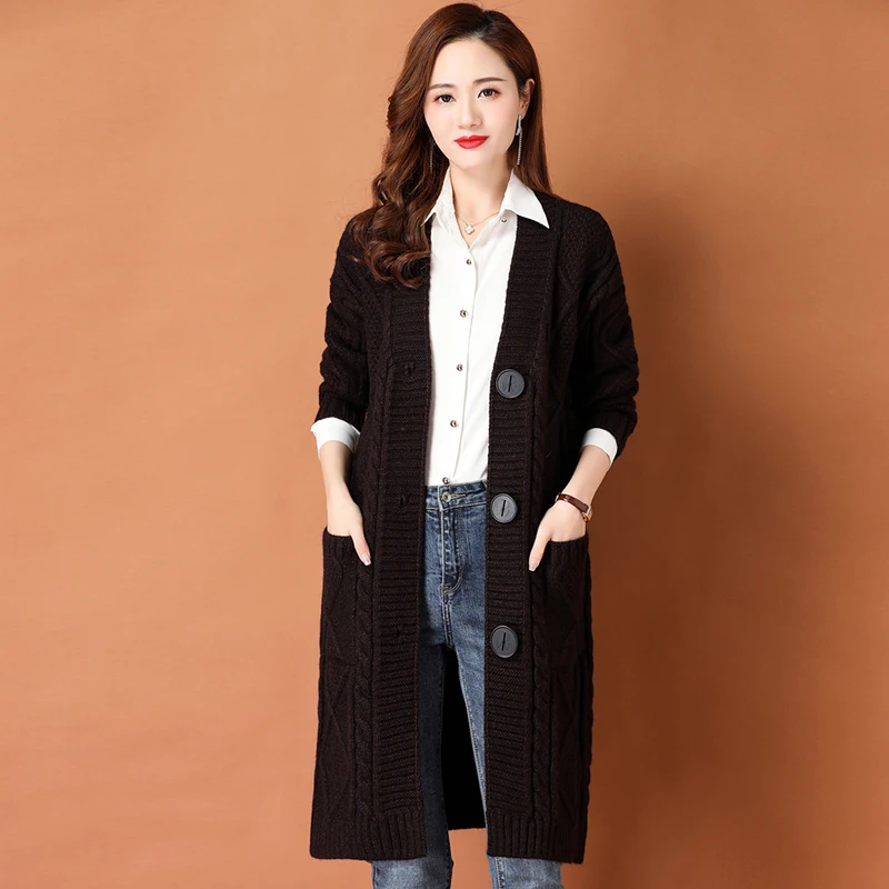 Women Long Textured Cardigan Sweaters Dark Red Gray Camel Beige Sculptured Knitwear Bulky Rib Fabric Knitted Coat 2023 Spring