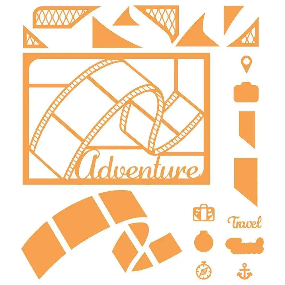 

Metal cutting dies frames adventure die cut Scrapbook paper craft knife mould blade punch