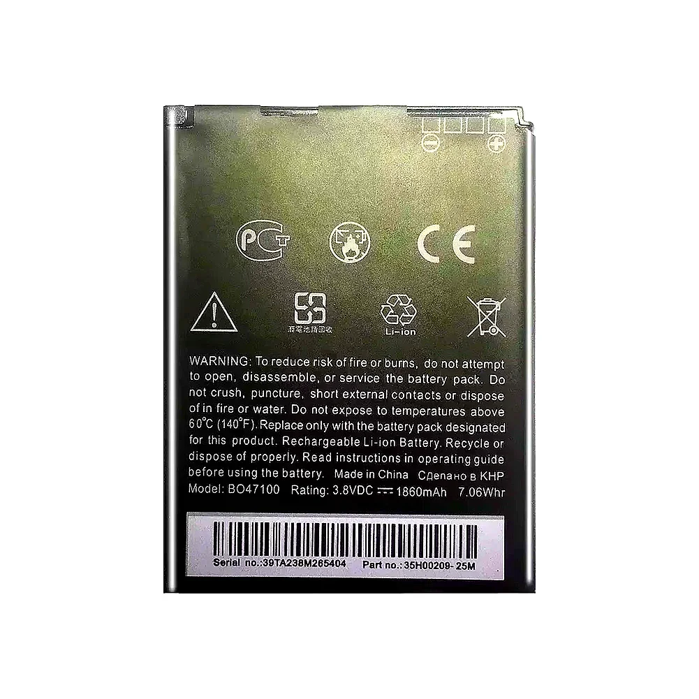 Фото Аккумулятор BM60100/BO47100 для HTC Desire 400 500 600 Dual SIM 609D 5088 5060 C525c C525E T528 606W One SC ST SU SV №2