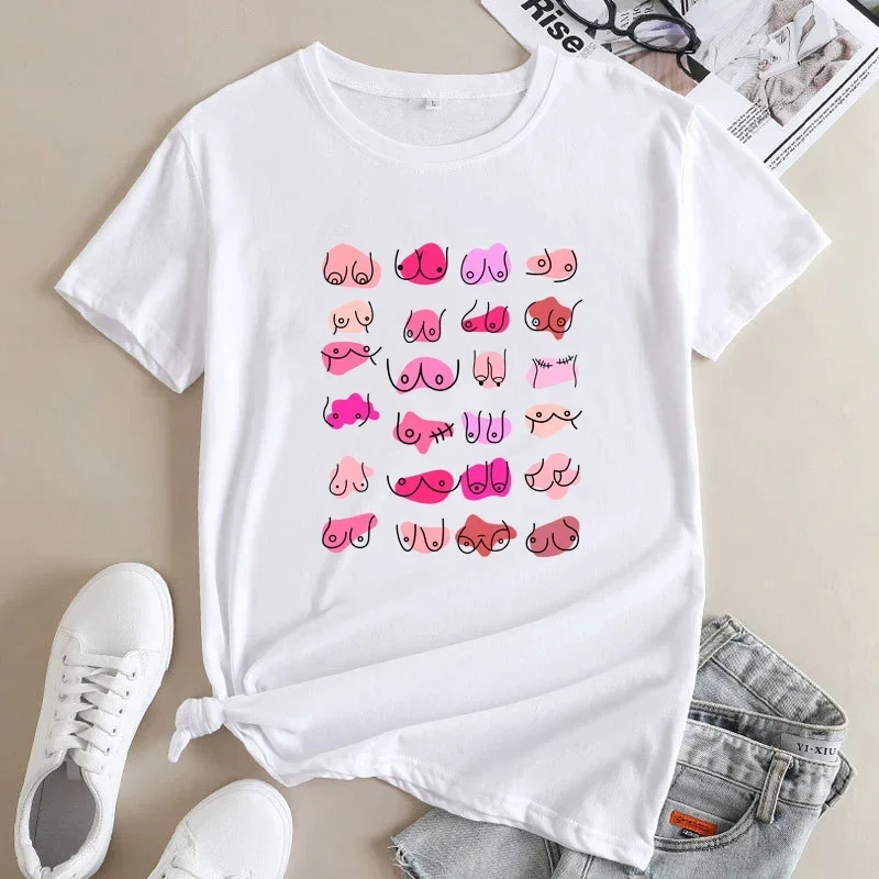 Подарок от бьющейся груди для женщин забавная рубашка с эффектом потертости