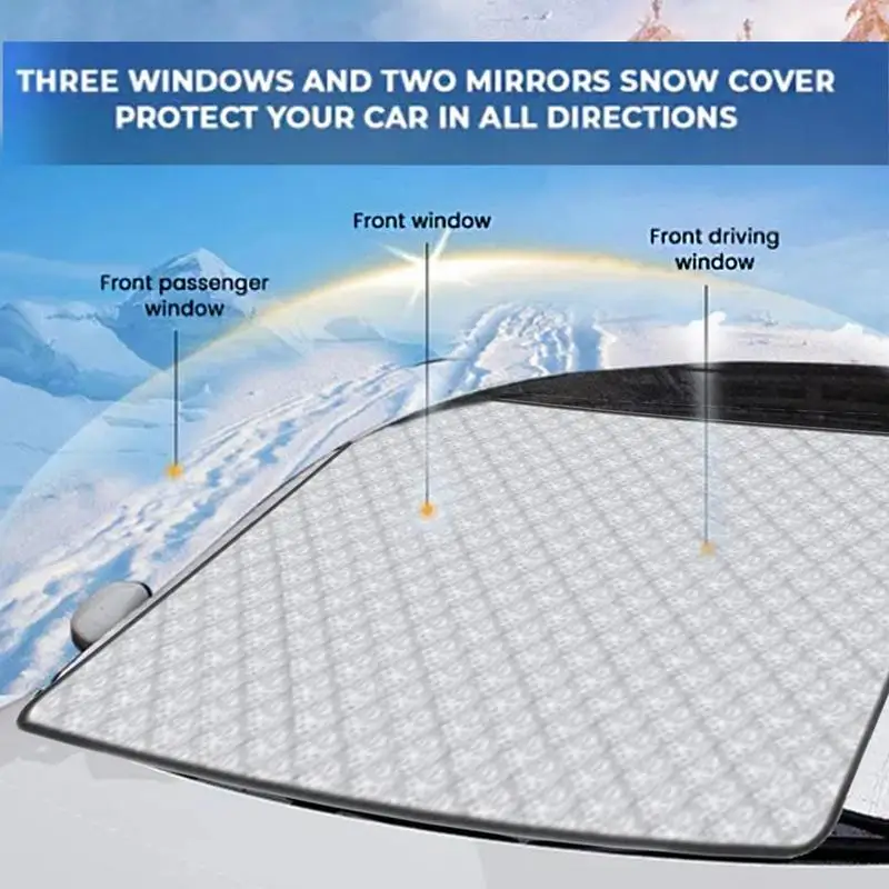 

Зимний Снежный чехол для лобового стекла, магнитный автомобильный чехол с защитой от мороза для снега, портативное фотоустройство для любой погоды, автомобильные аксессуары