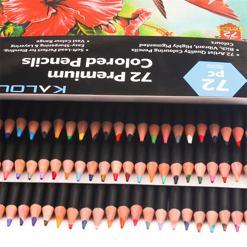 72pcs Artist Pencils Set Soft Series Lead Coloring Book Sketching Drawing Art Coloring Ecole Fourniture Crayon School Supplies