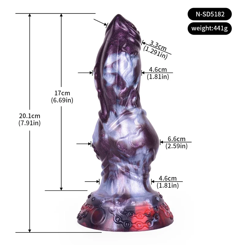 Faak силиконовый фэнтезийный собачий узел фаллоимитатор с присоской большой пенис