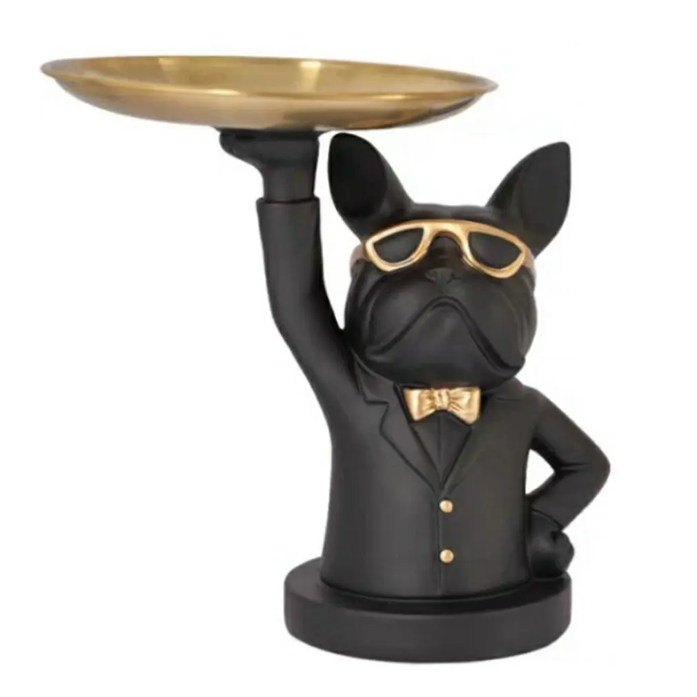 

Бульдог собака Телефон в скандинавском стиле персонализированное украшение для дома прочные украшения из натуральной смолы