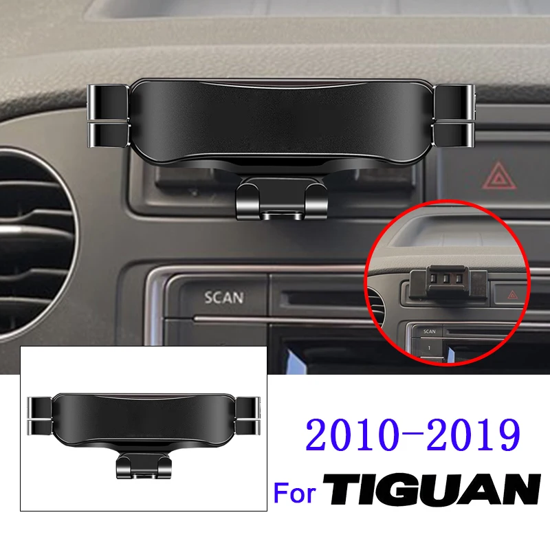 

For TIGUAN MK2 L X 2010-2017 2017-2021 2022 Car Mobile Phone Holder Air Vent Mounts Stand GPS Gravity Navigation Bracket