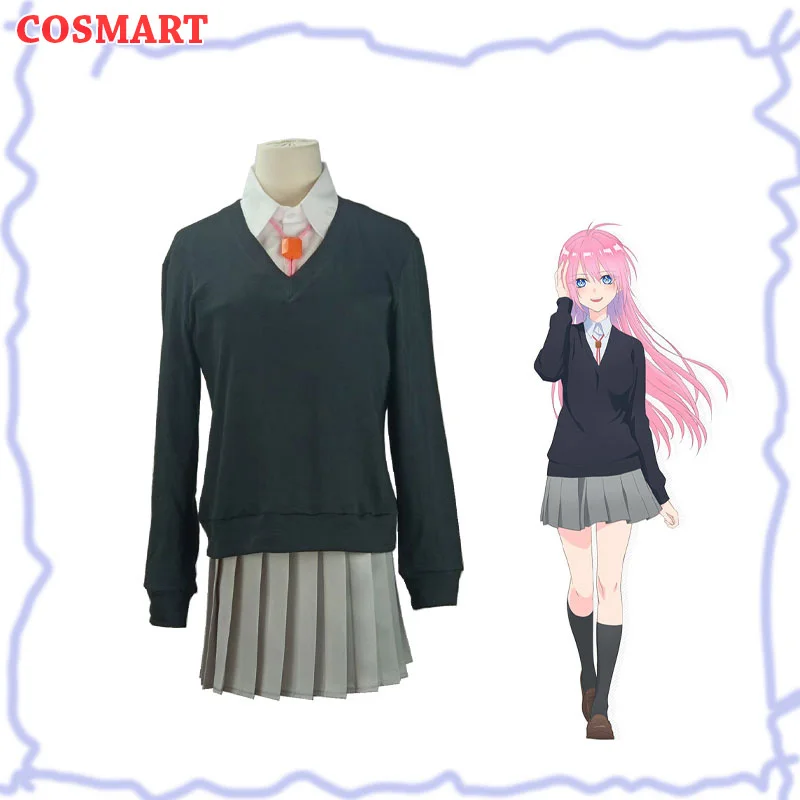 

COSMART Shikimori's Not Just A Cutie Shikimori Micchon Косплей Костюм JK школьная форма юбка наряды Хэллоуин Карнавальный Костюм