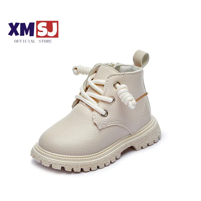 Fashion Boots Baby Kids Short Boots Boys Shoes Autumn Winter Leather Children Boots Fashion Toddler Girls Boots Boots Snow Shoes