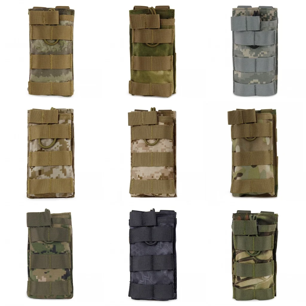 

Camo Tactical Single Molle Magazine Pouch M4 M16 Mag Pouches Army Military Airsoft Paintball Hunting EDC Waist Pack Vest Bag