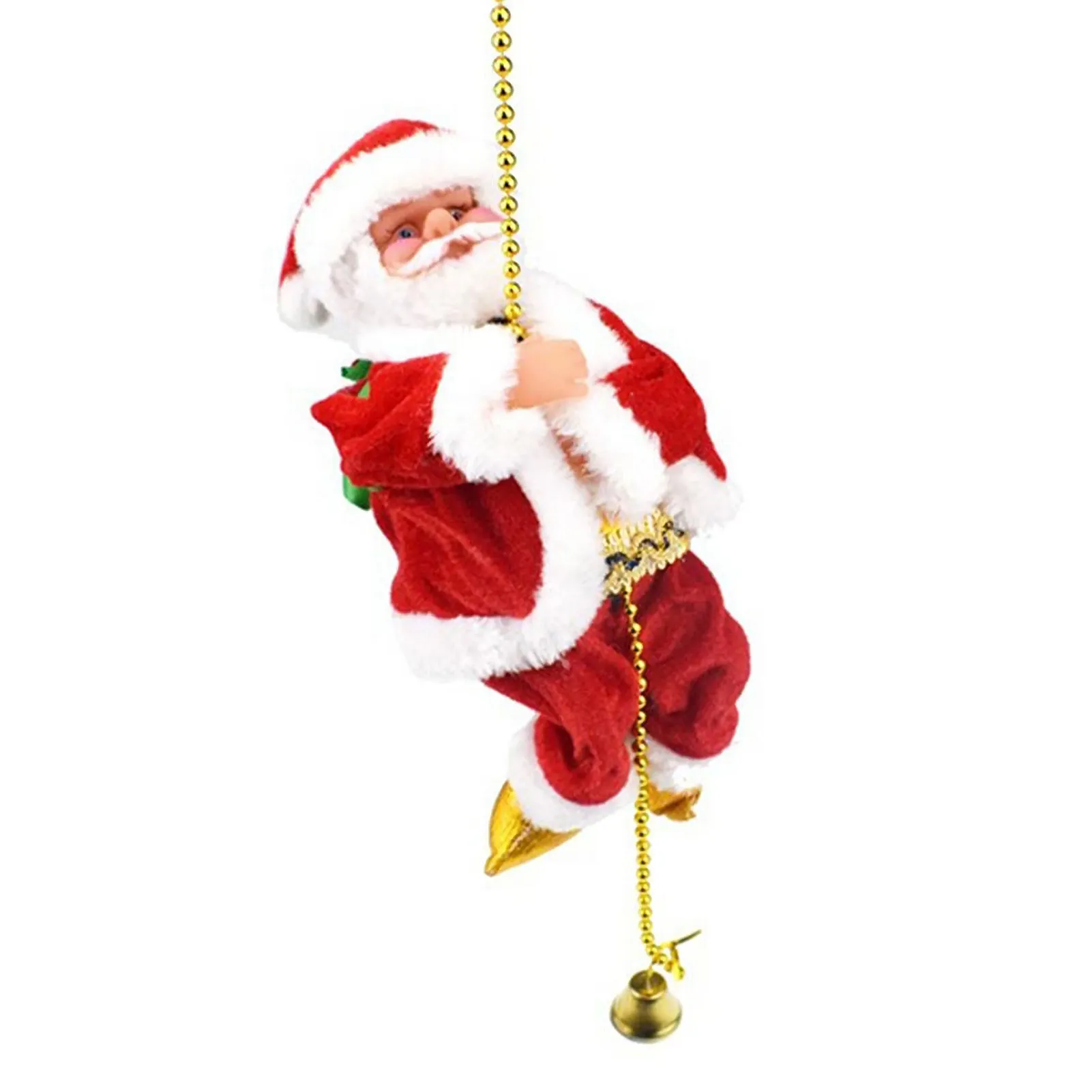 

Santa Claus Climbing Beads Battery Operated Electric Climb Up and Down Climbing Santa with