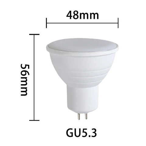 Горячая Распродажа, Диммируемые лампочки GU10 MR16 7 Вт E27 GU5.3 B22 AC 110 В 220 В, яркая энергосберегающая лампа для освещения украшения дома