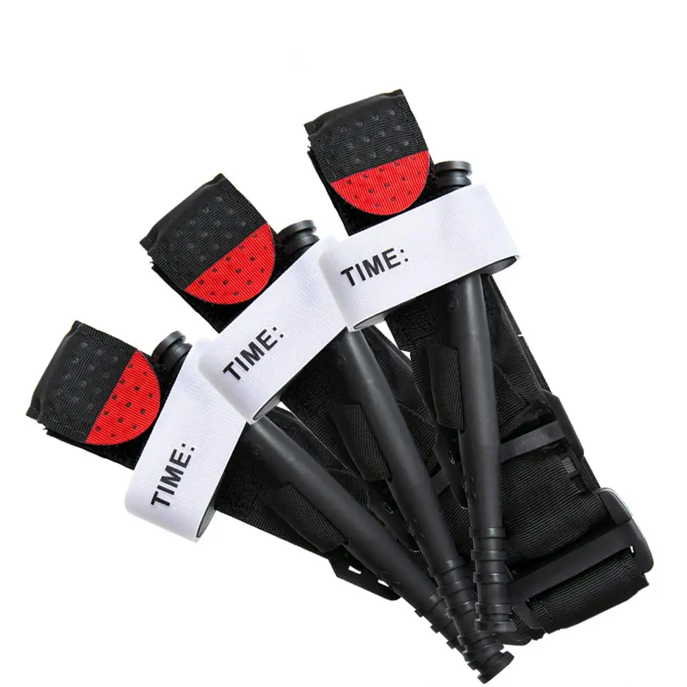 

3-Pack Outdoor Tourniquet First Aid Tactical Life Saving Hemorrhage Control of Hemostatic Bandage Single-Handed Operation