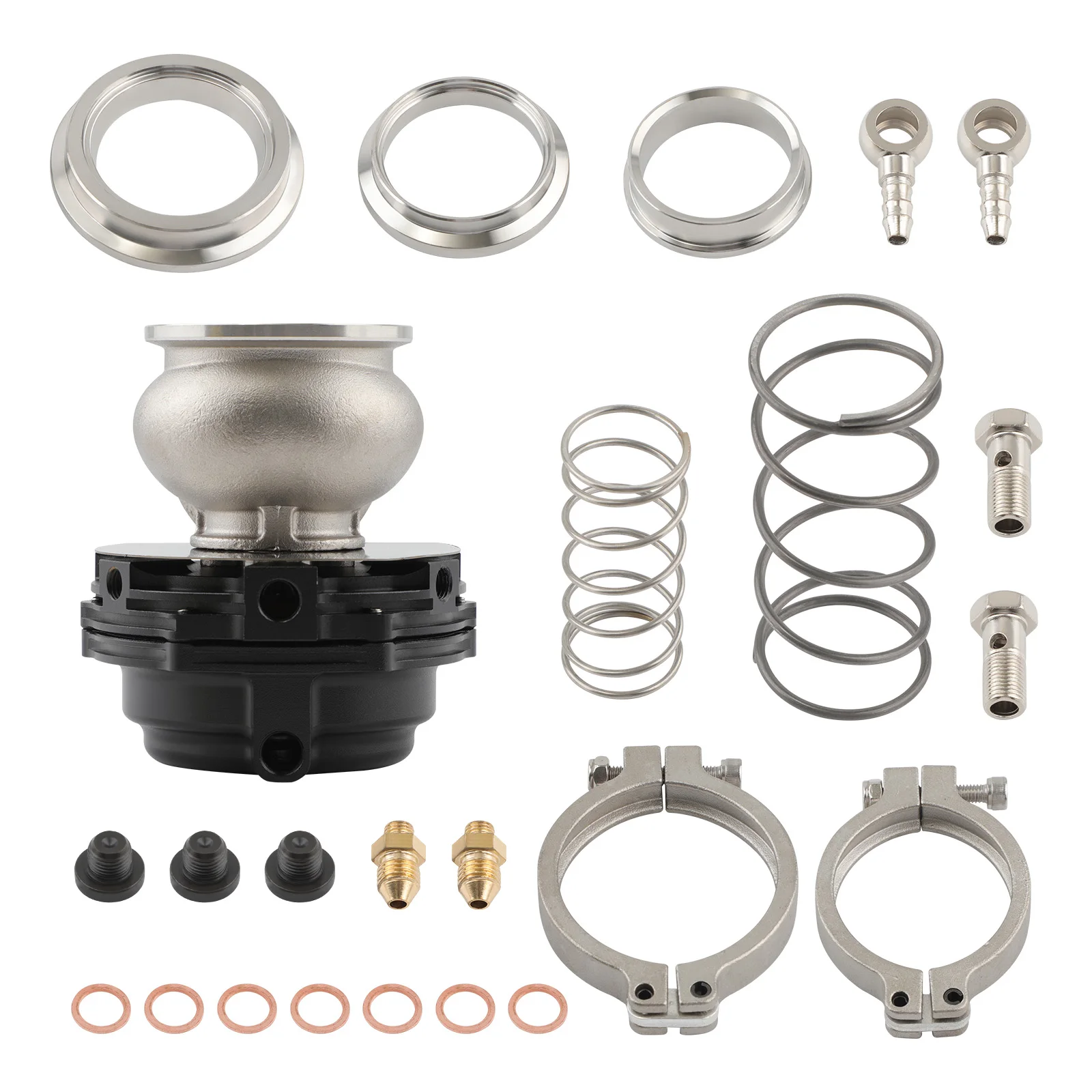 44-мм внешний охлаждаемый коллектор Turbo Wastegate фланец с V-образным диапазоном +
