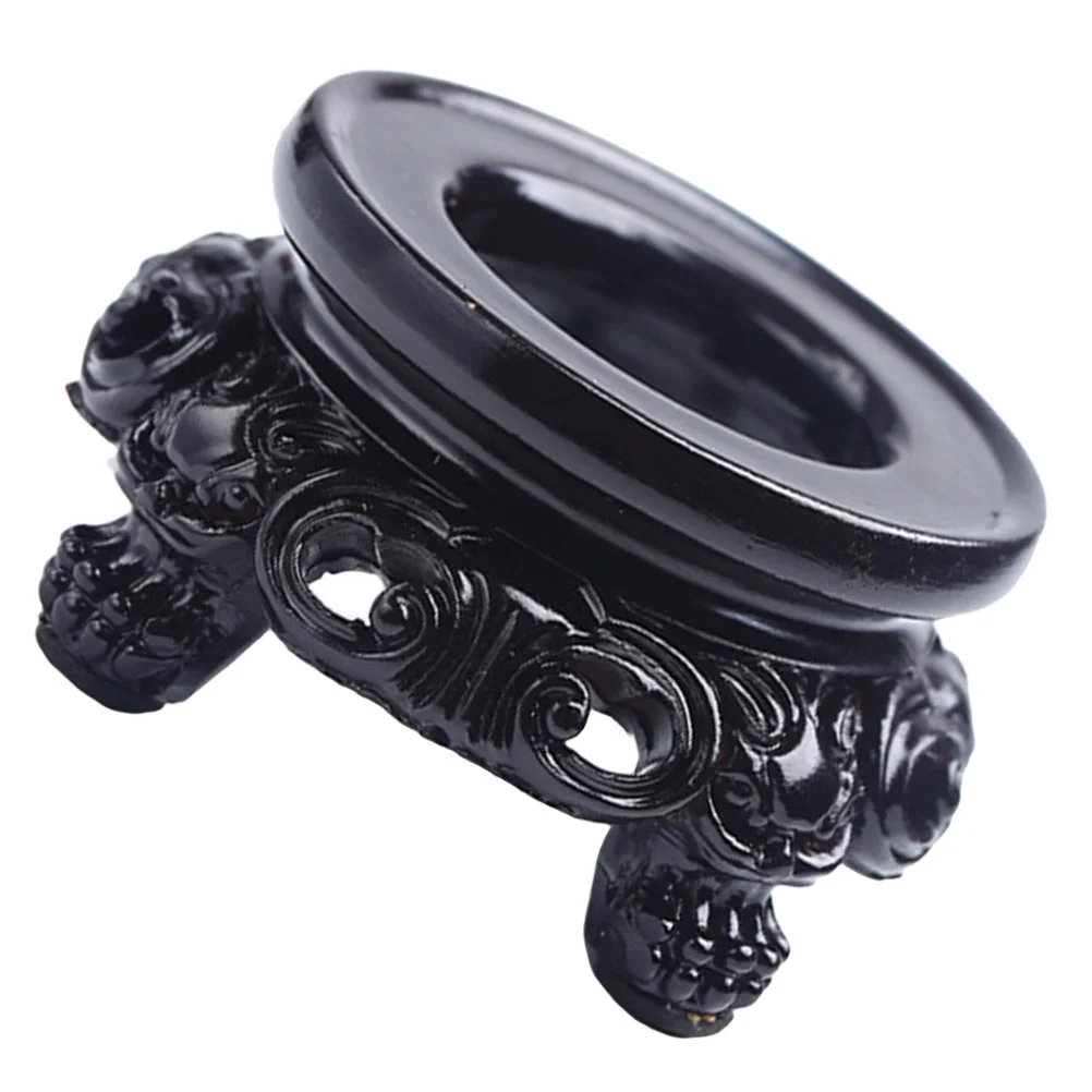 

Stuck Ball Resin Crystal Balls Hollow Base Decorations Home Ornament Synthetic Sphere Desktop Monitor Stand