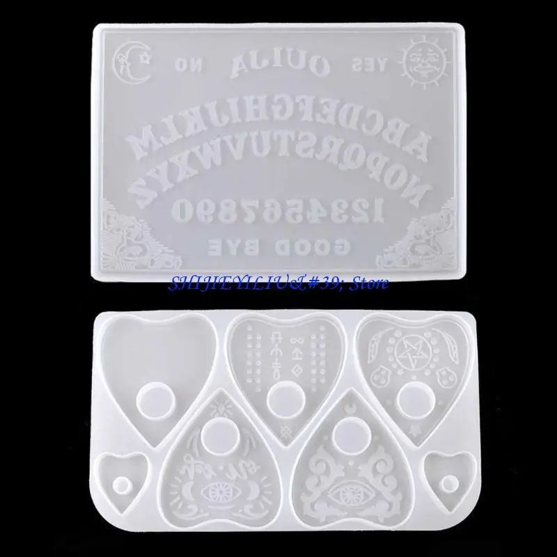 Фото E21F Ouija-доска для ключей, форма для ключей, кристалл для креативной силиконовой формы, подарок на годовщину №5