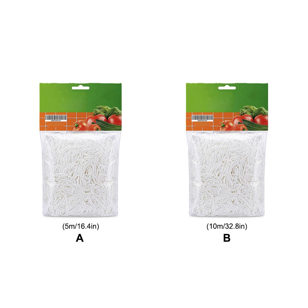 

Plant Trellis Netting Grids Garden Frame Flexible Fruit Climbing Net Planting Polyester Support Holder Accessory