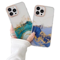 glitter marble phone case for iphone 12 11 13 pro max plus 11 pro bumper shockproof clear cover