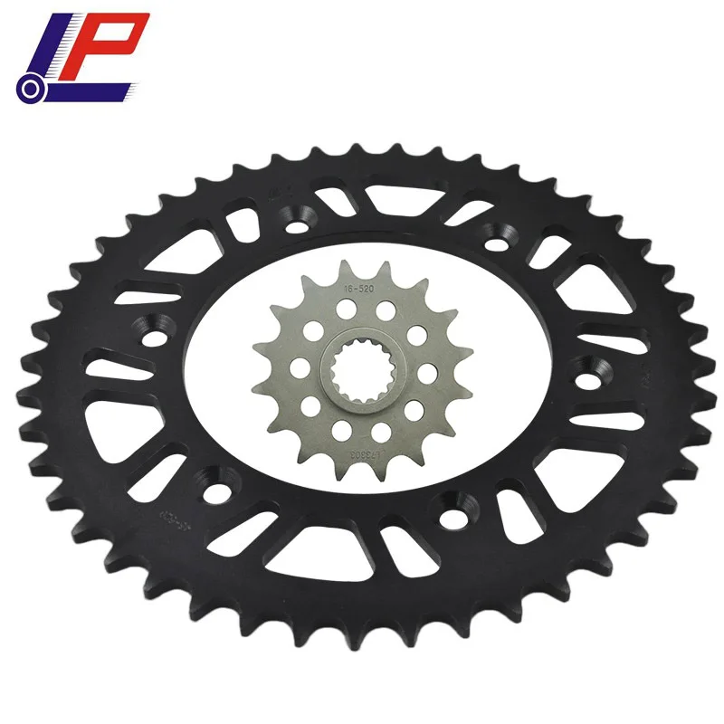 

LOPOR CNC 16T/45T Front Rear Motorcycle Sprocket for 790 890 Adventure R Rally 2019 2020 2021