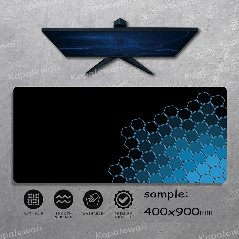 

500x1000mm Mousepad Gaming Mouse Pad Large Geometric Computer Office Mat Anti Slip Carpet Soft PC Mouse Mats Keyboard Game Pad