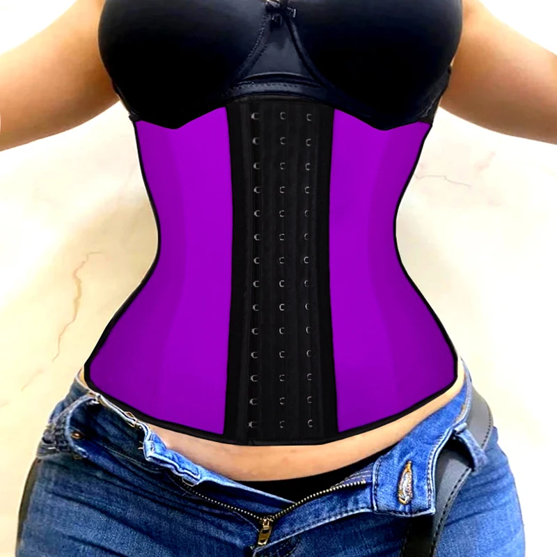 

AfruliA Fajas Colombians Girdles Waist Trainer Long Torso Body Shaper Women Slimming Belly Sheath Shapewear 9 Steel Bones Corset