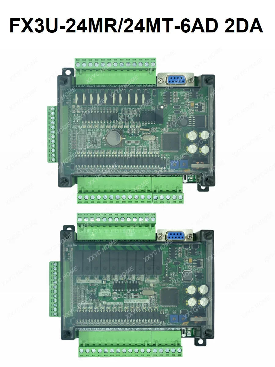 Плата промышленного управления ПЛК FX3U-24MR/24MT 6AD 2DA с базовым корпусом