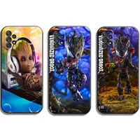 marvel groot cartoon phone cases for samsung galaxy a51 4g a51 5g a71 4g a71 5g a52 4g a52 5g a72 4g a72 5g soft tpu back cover