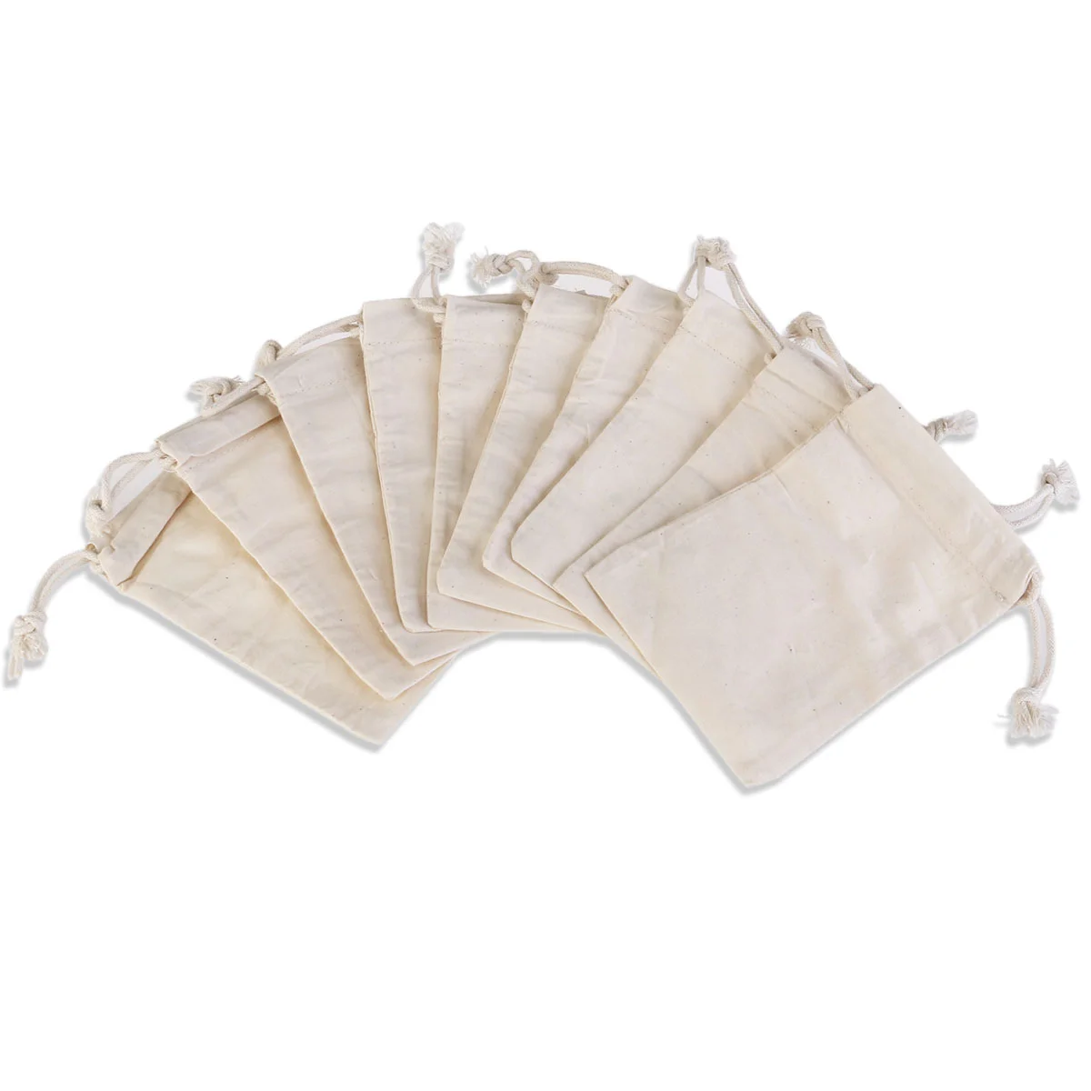 

Drawstring Gift Jewelry Sachetsmall Burlapcloth Muslin Organza Pouches Canvas Pouch Soapfavors Cotton Sachets Empty Linen Fabric