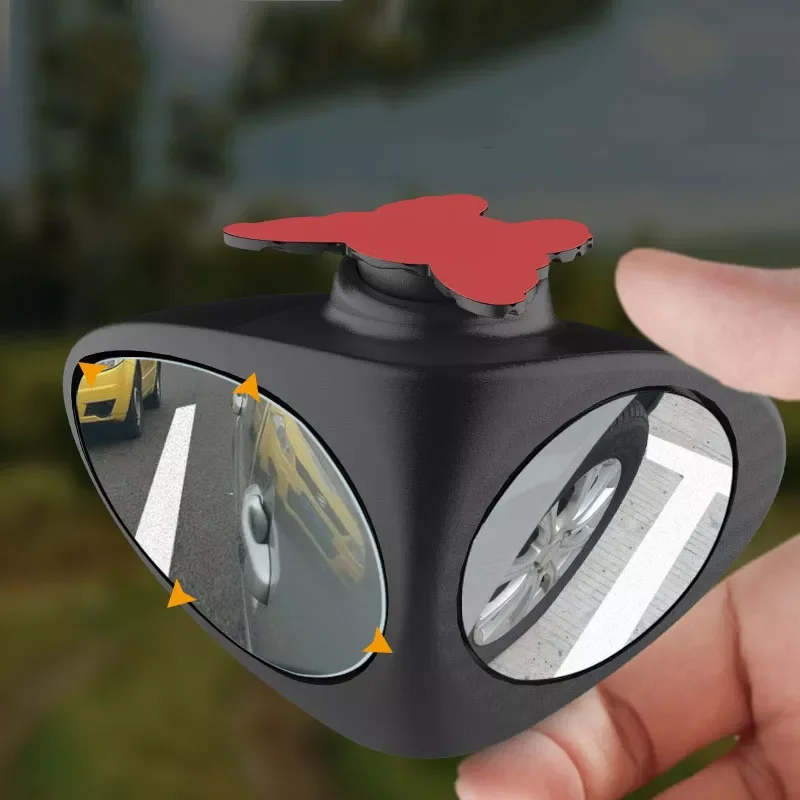 

Piece 360 Degree Rotatable 2 Side Car Blind Spot Convex Mirror Automibile Exterior Rear View Parking Mirror Safety Accessories
