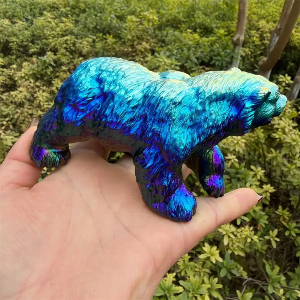 

Фигурка медведя из обсидиана