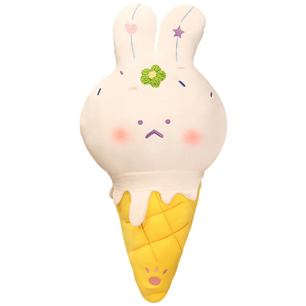 

Stuffed Throw Pillow Ice Cream Animal Cartoon Lovely Plush Cozy Ornament