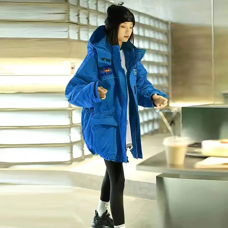 2023 New Winter Hooded Puffer Jacket Women Parka Down Cotton Cotton Jacket Warm Thicker Snowsuit Korean Fashion Coat