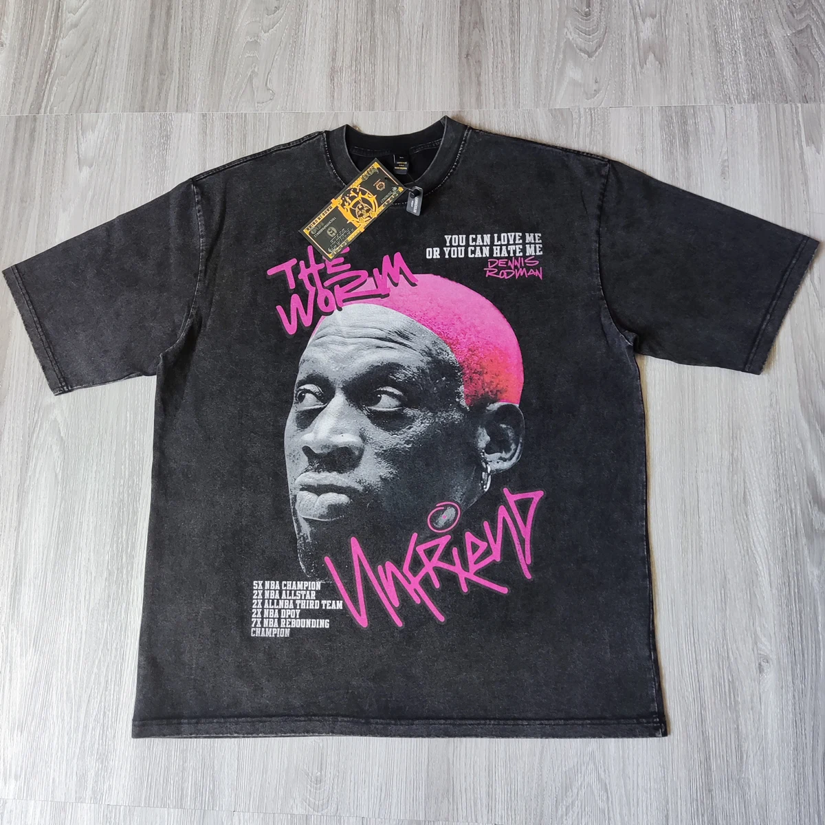 

Cooocoll666 Streetwear Fashion Y2k Clothing Heavy Duty Tee Shirt Tops Washed Old Oversize Round Neck Unisex Vintage Hip Hop